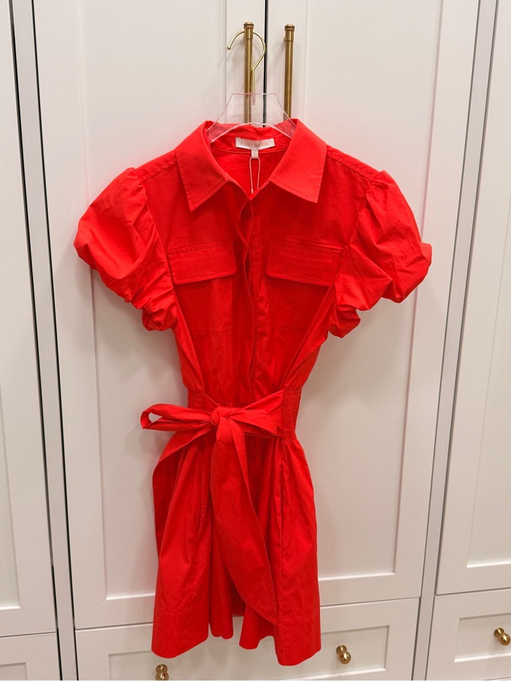 NWT Ramy Brook Nicky Dress in Red